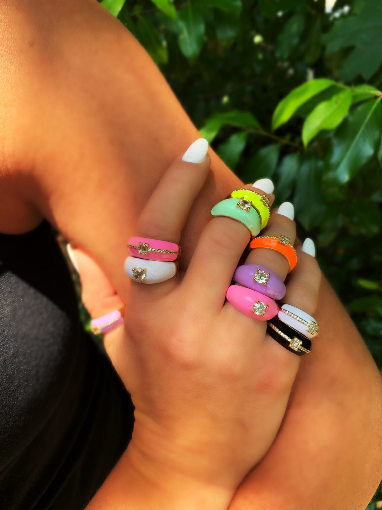 enamel rings