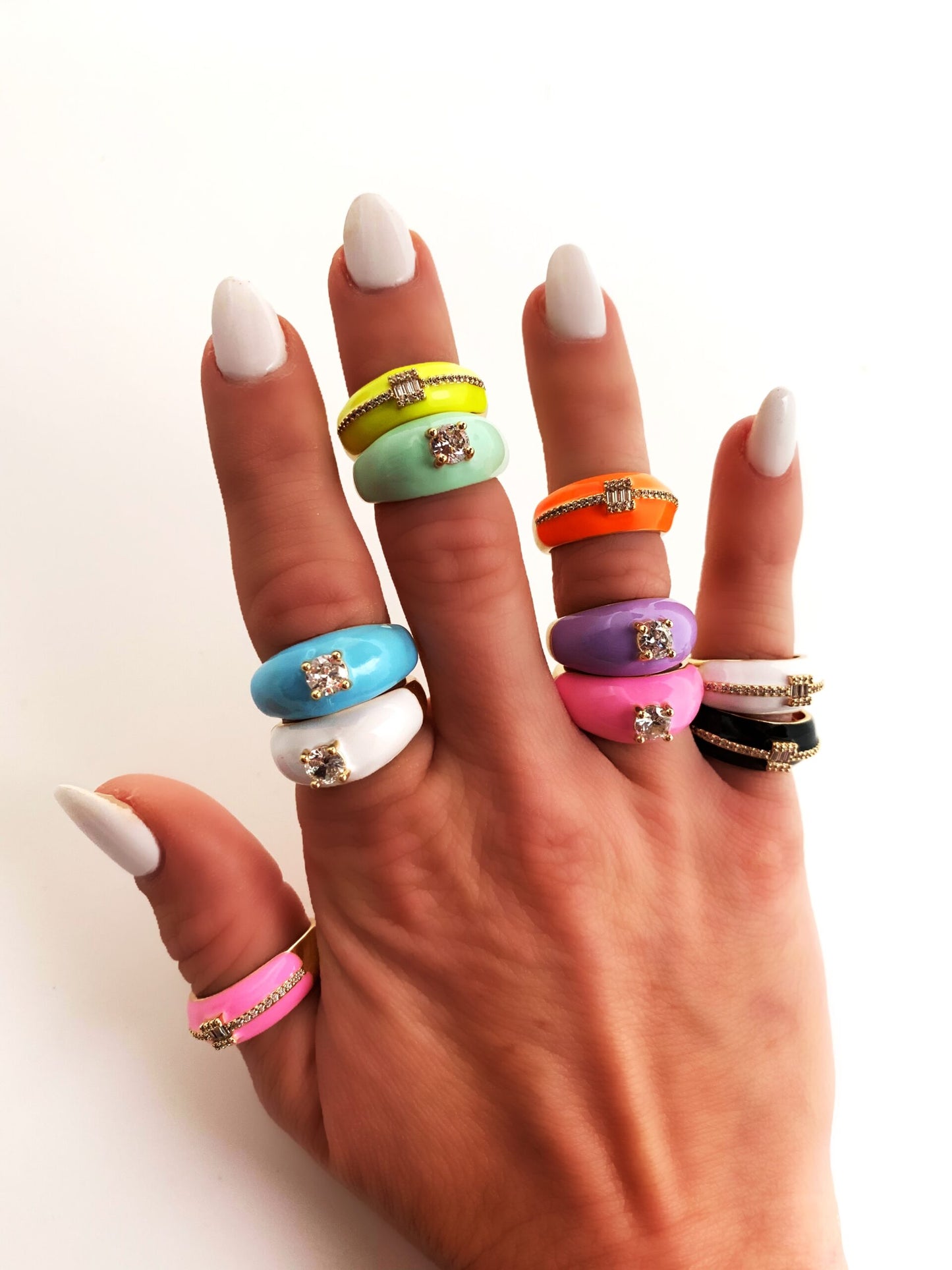 enamel rings