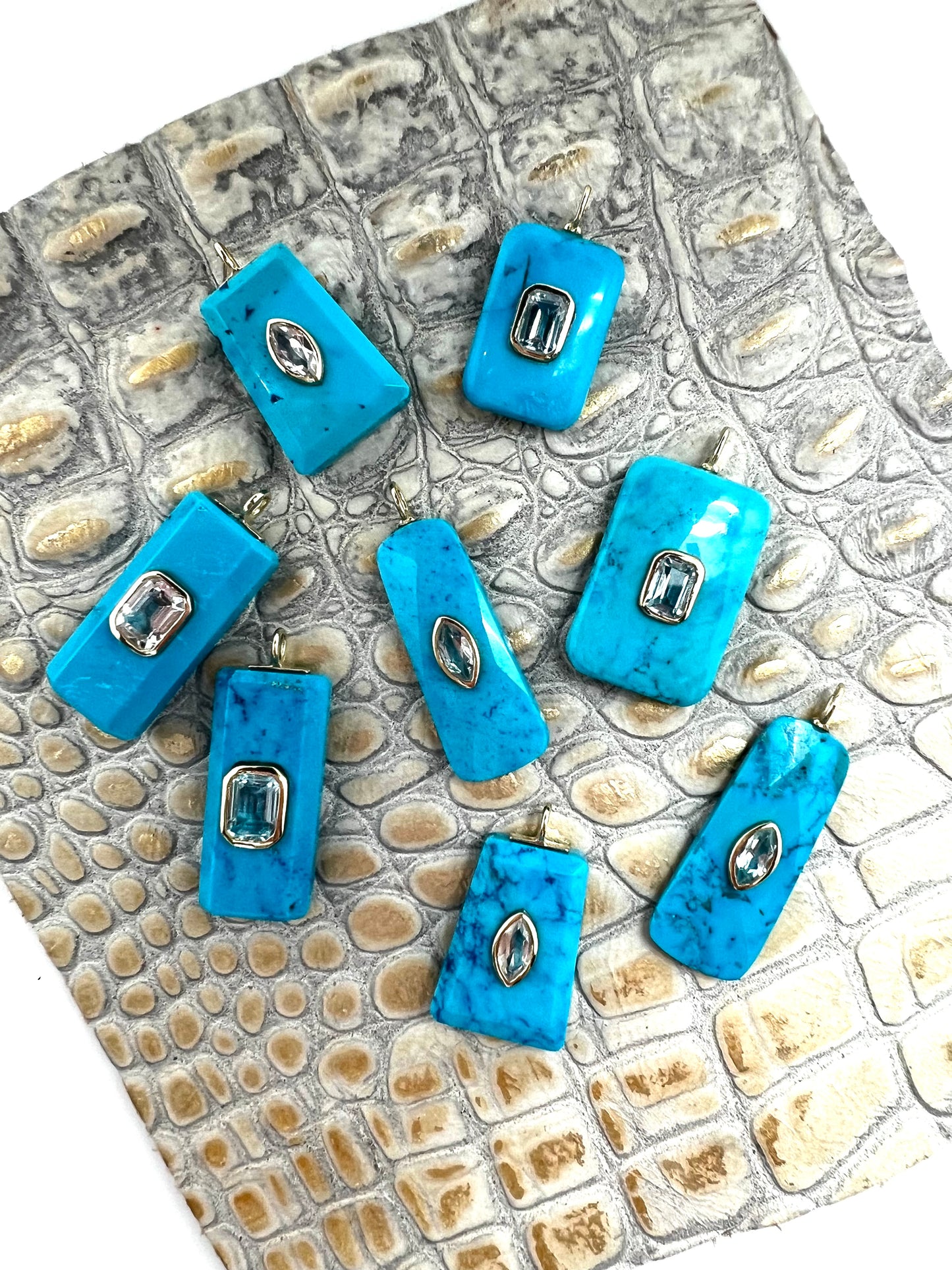 Turquoise Stone Slice