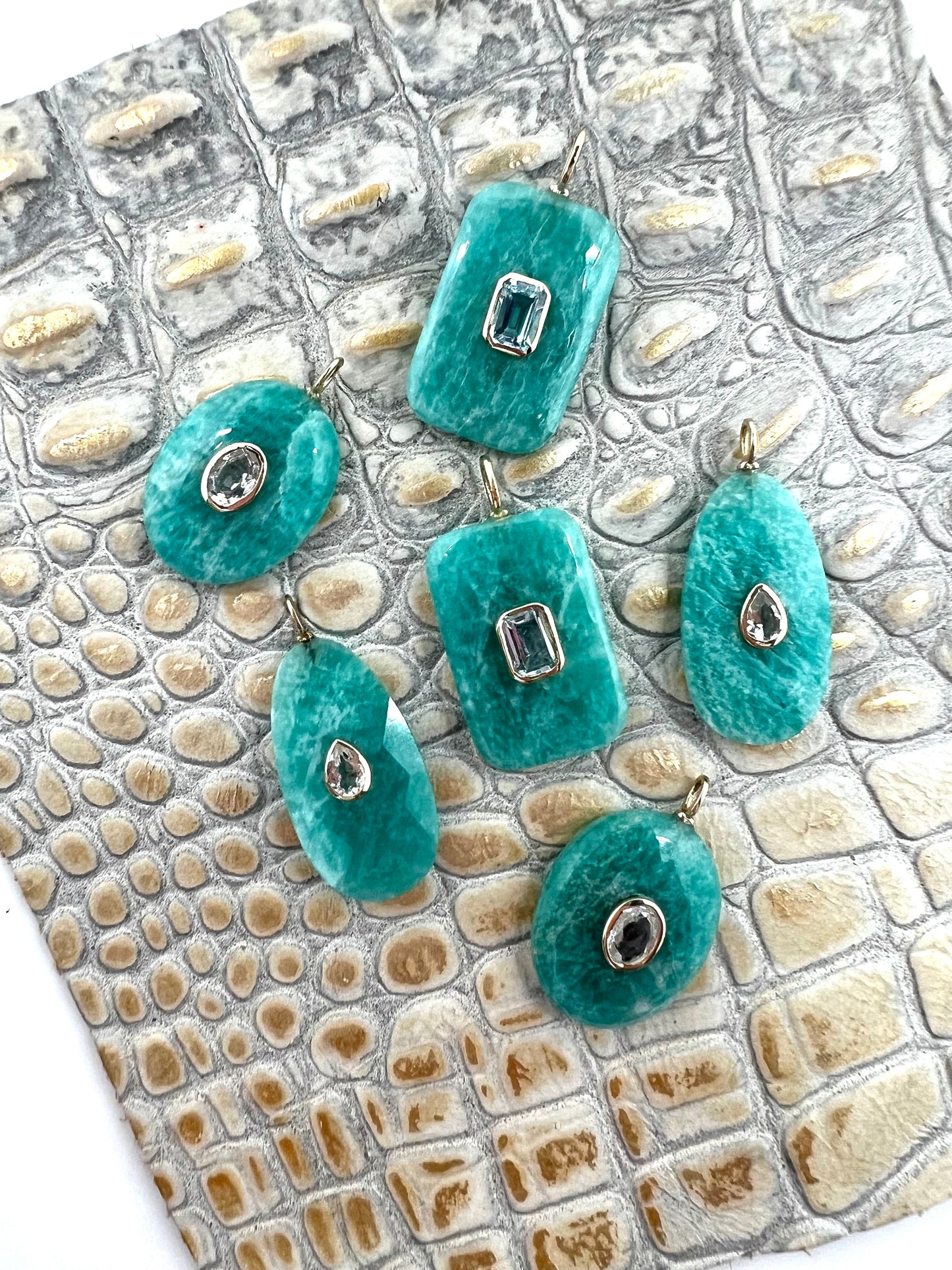 Amazonite Stone Slice