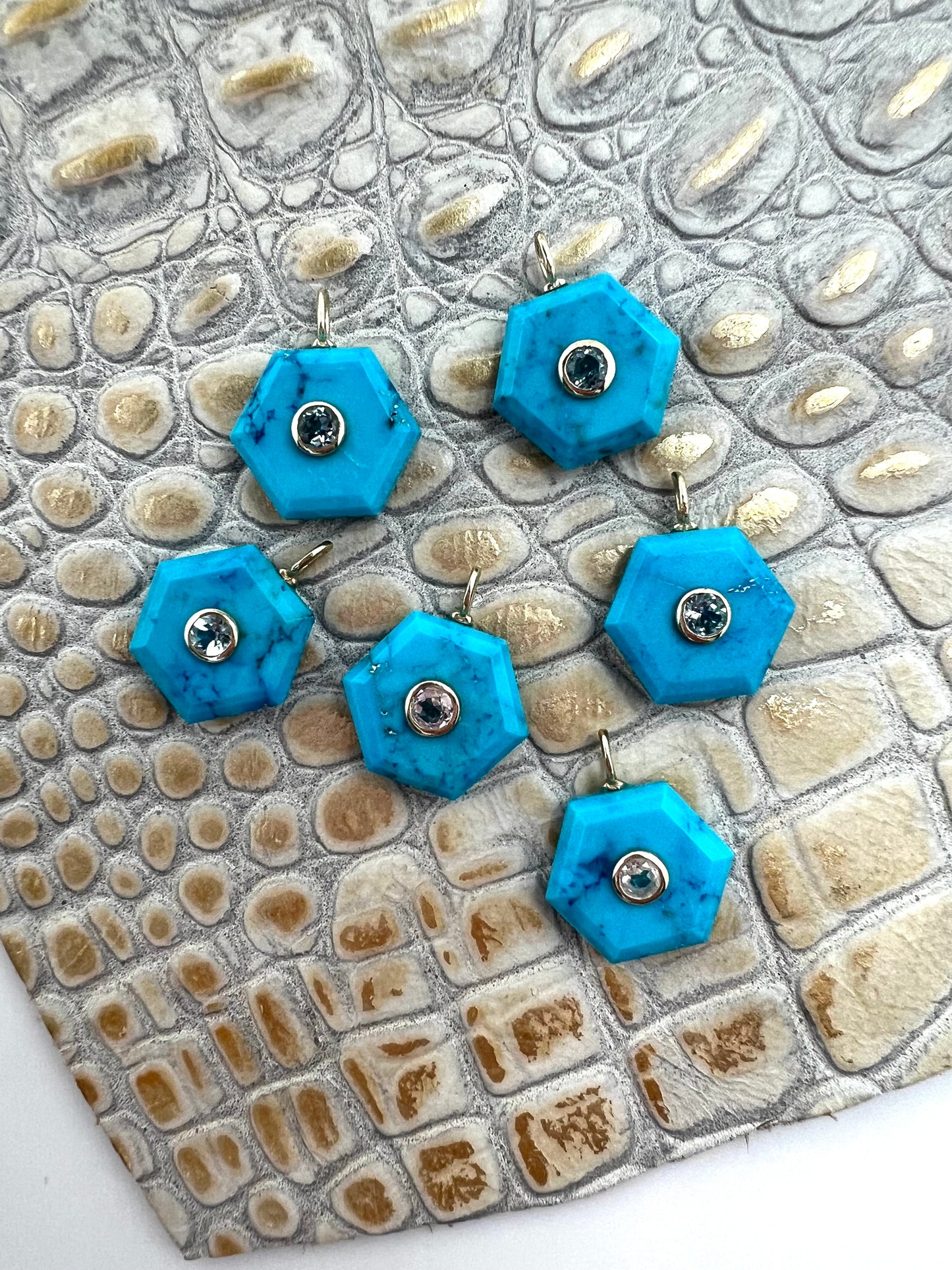 Turquoise Stone Slice