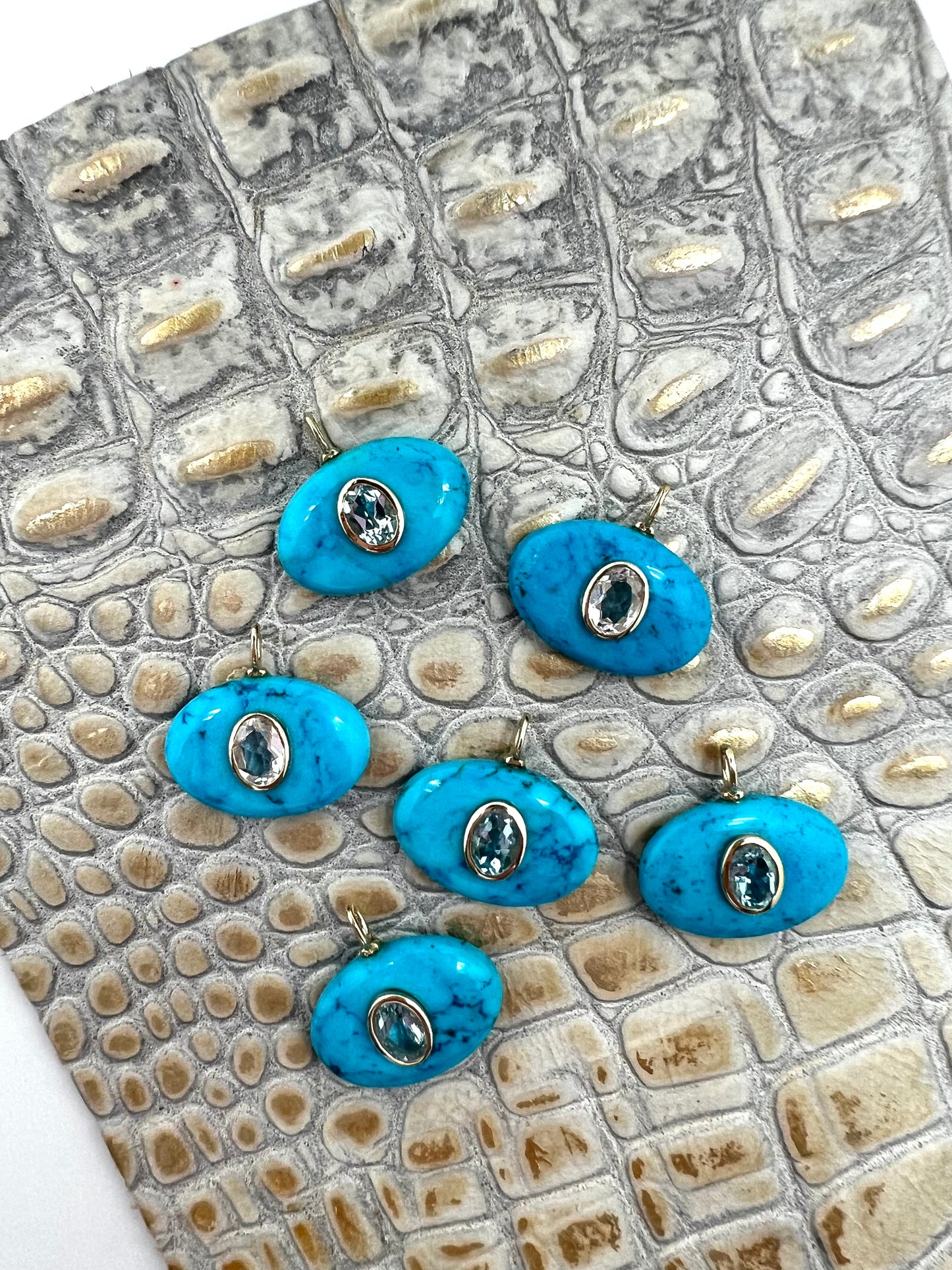 Turquoise Stone Slice