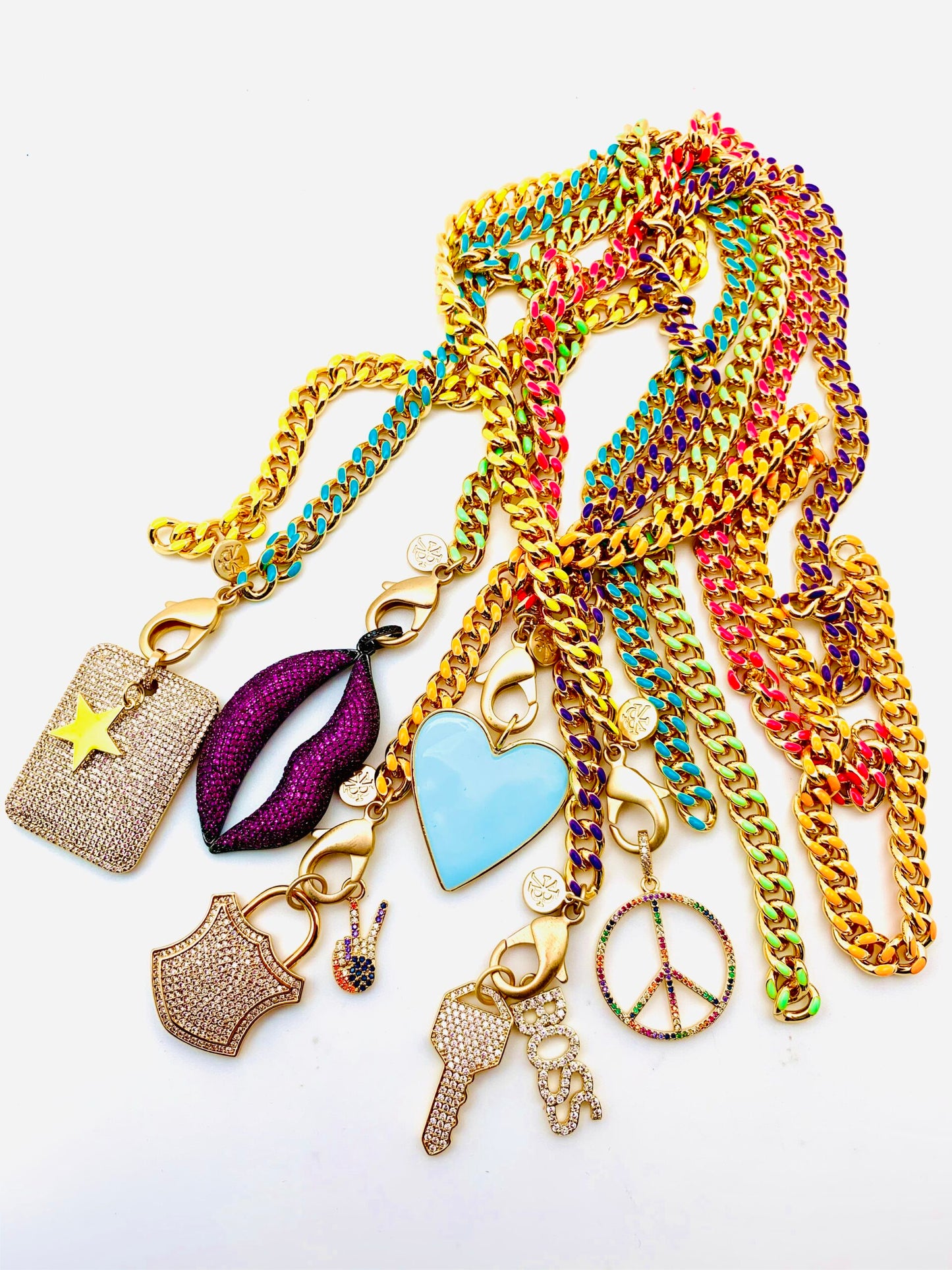 flat curb candy chain