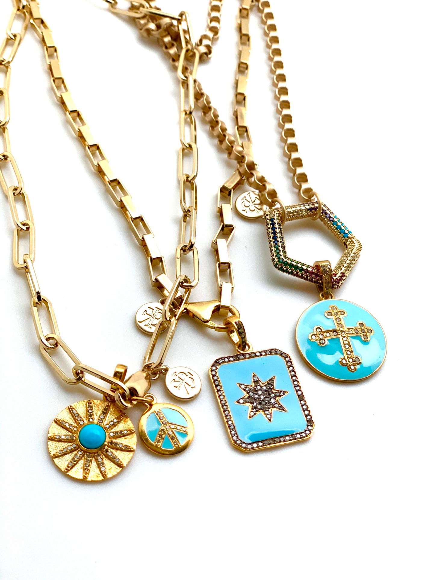 18kt Paperclip Chain