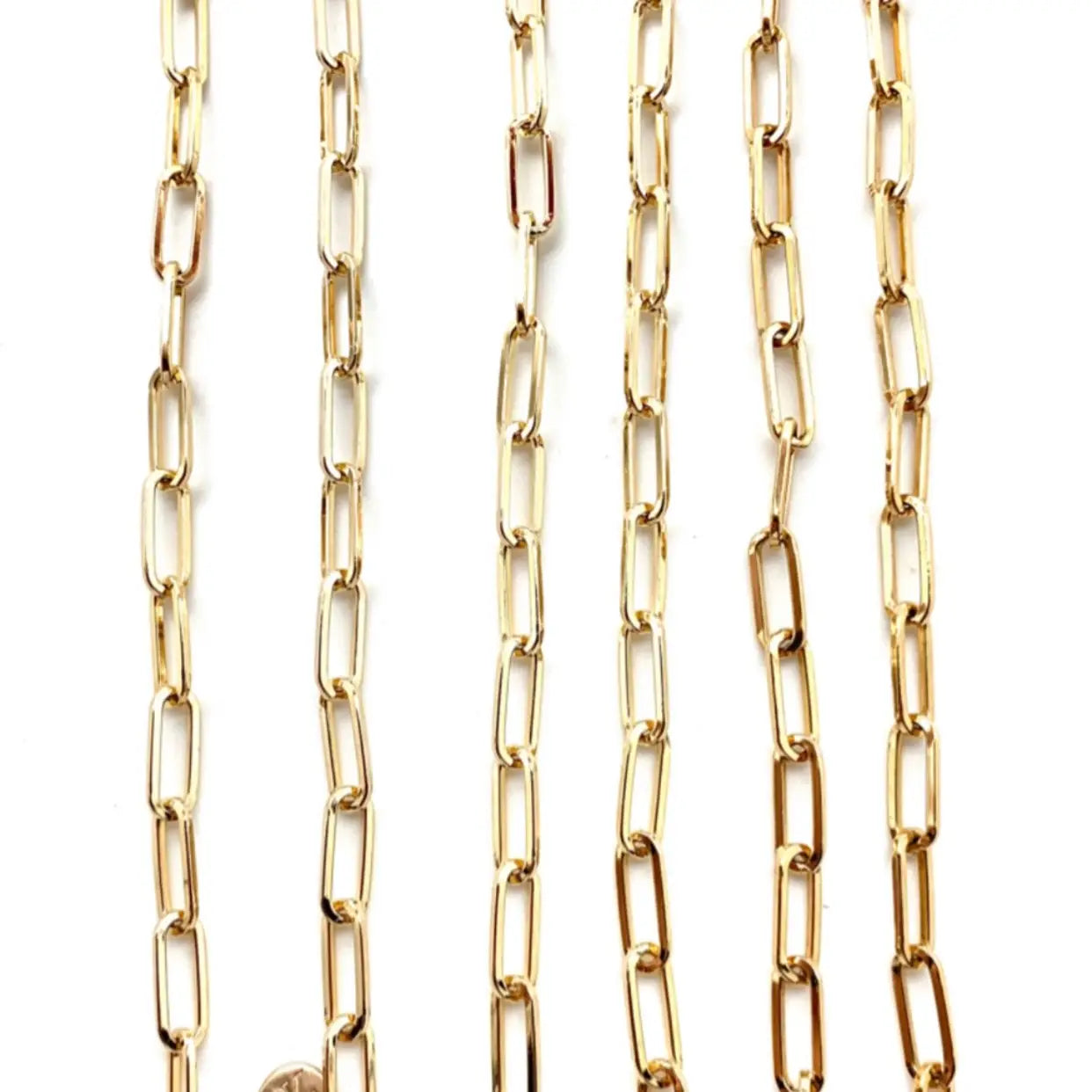 18kt Paperclip Chain