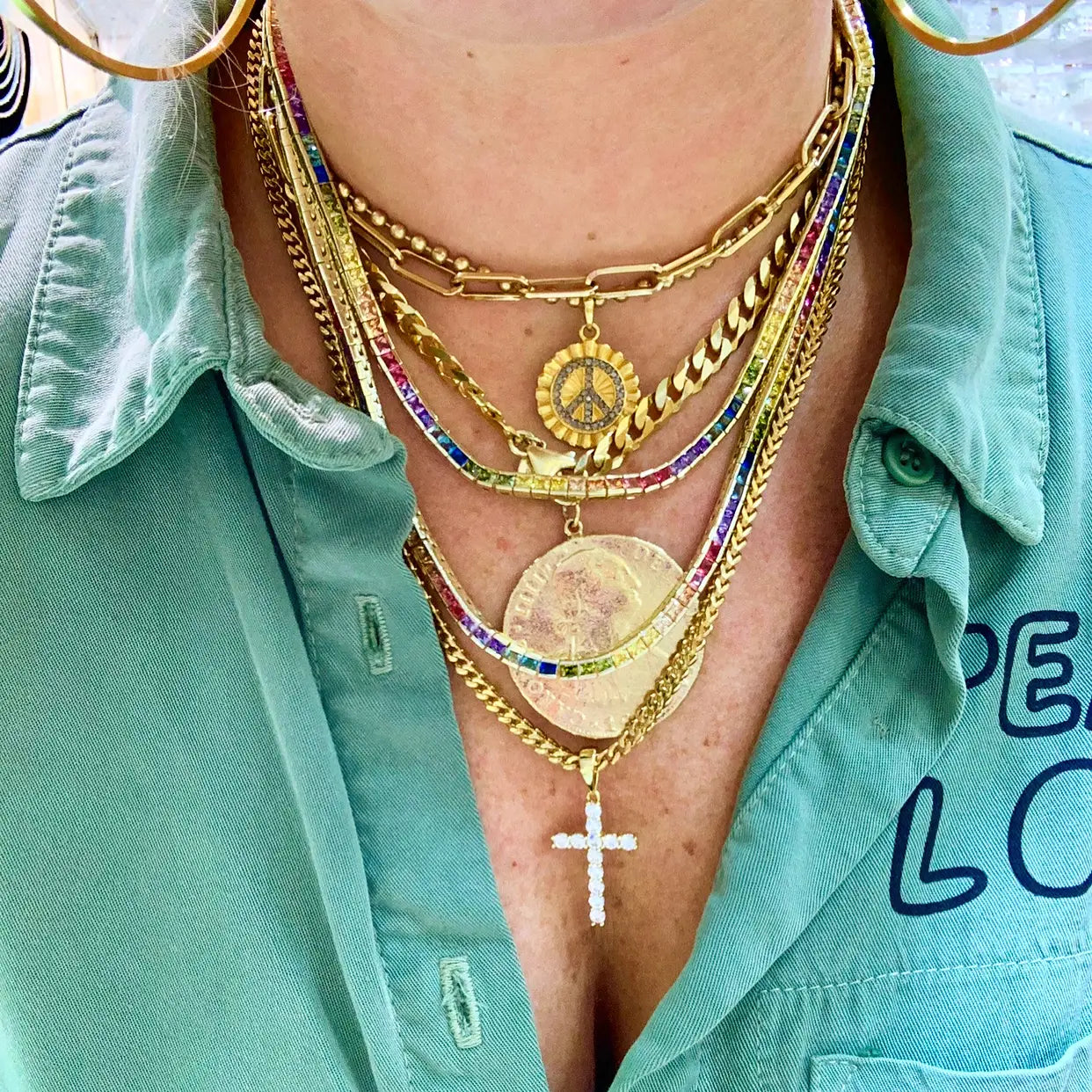 18kt Paperclip Chain