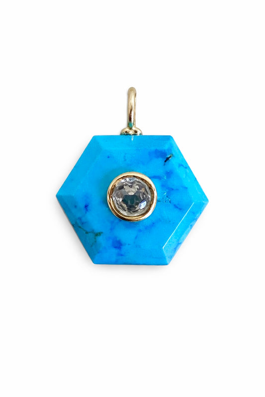 Turquoise Stone Slice