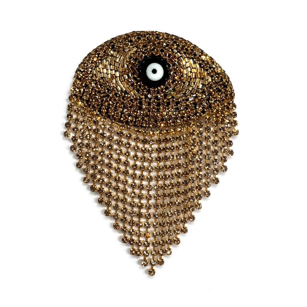 Vintage Evil Eye Brooch