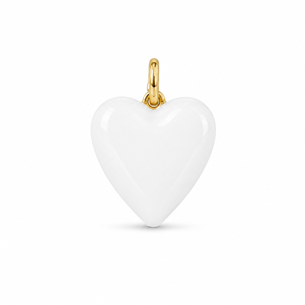 Puffy Enamel Heart