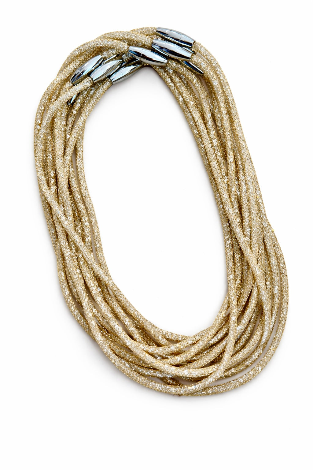 Mesh Italian Gold Necklace