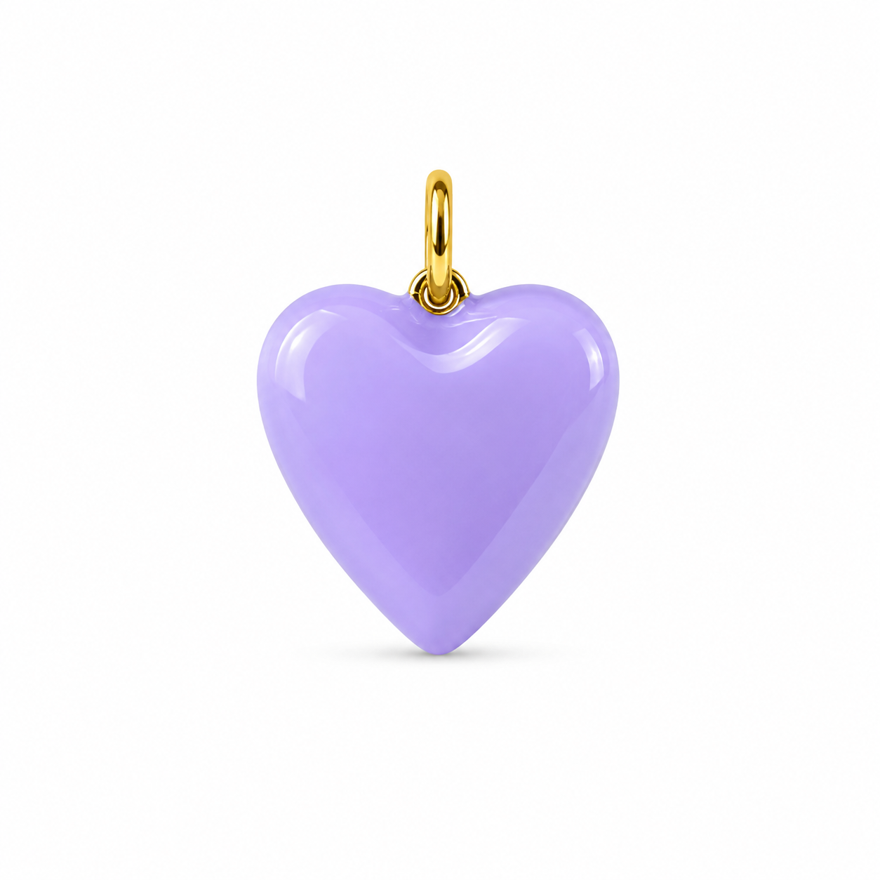 Puffy Enamel Heart