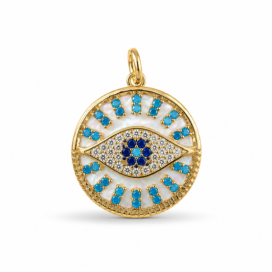 Mother of Pearl Eye Coin