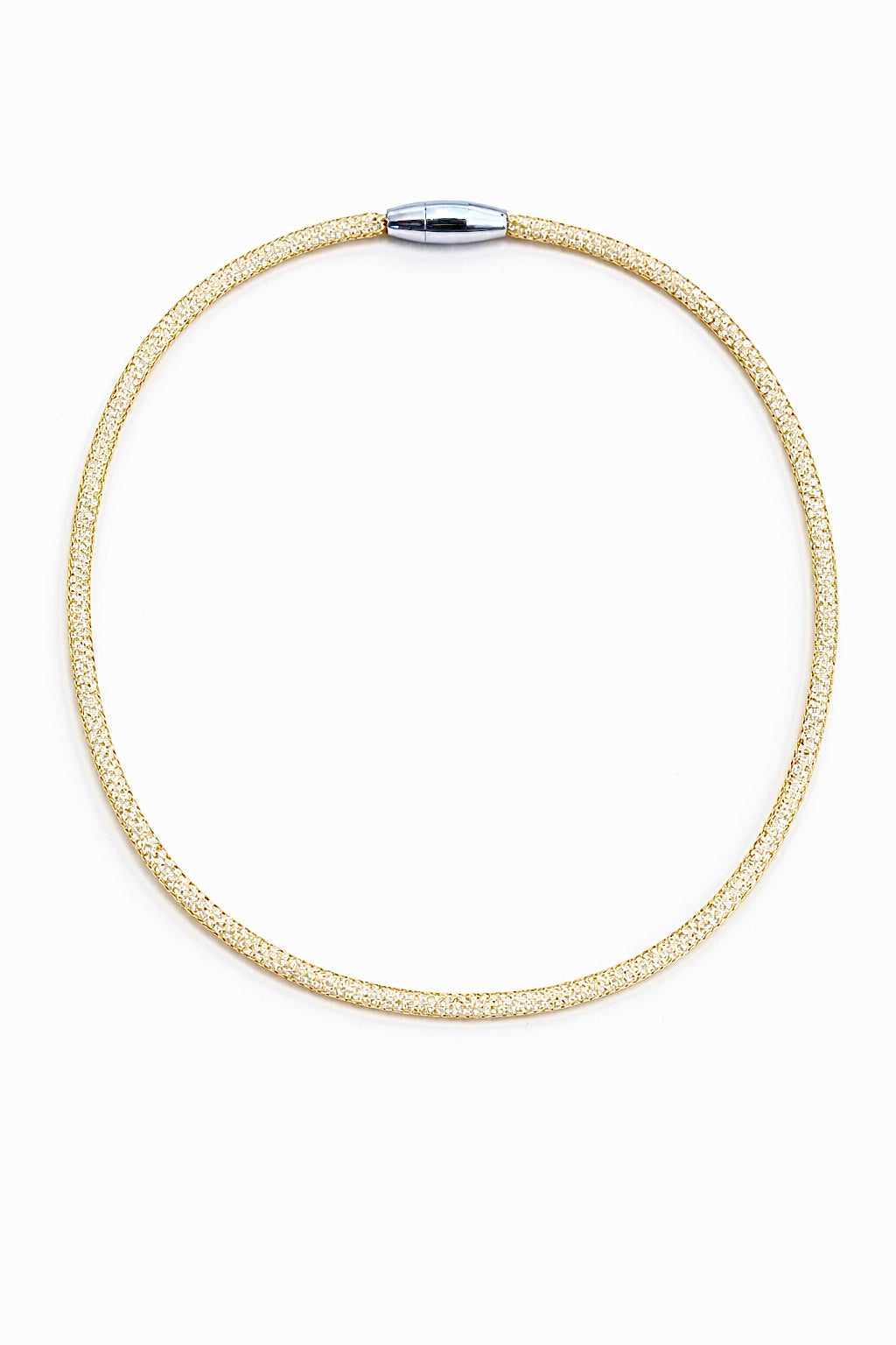 Mesh Italian Gold Necklace