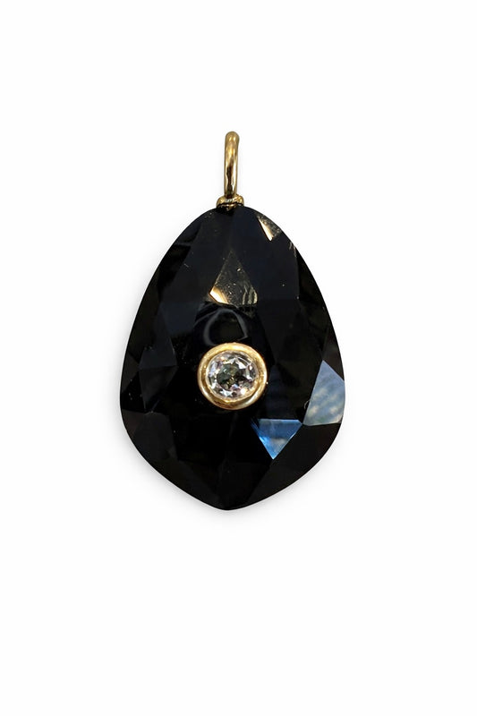 Black Onyx Stone Slice