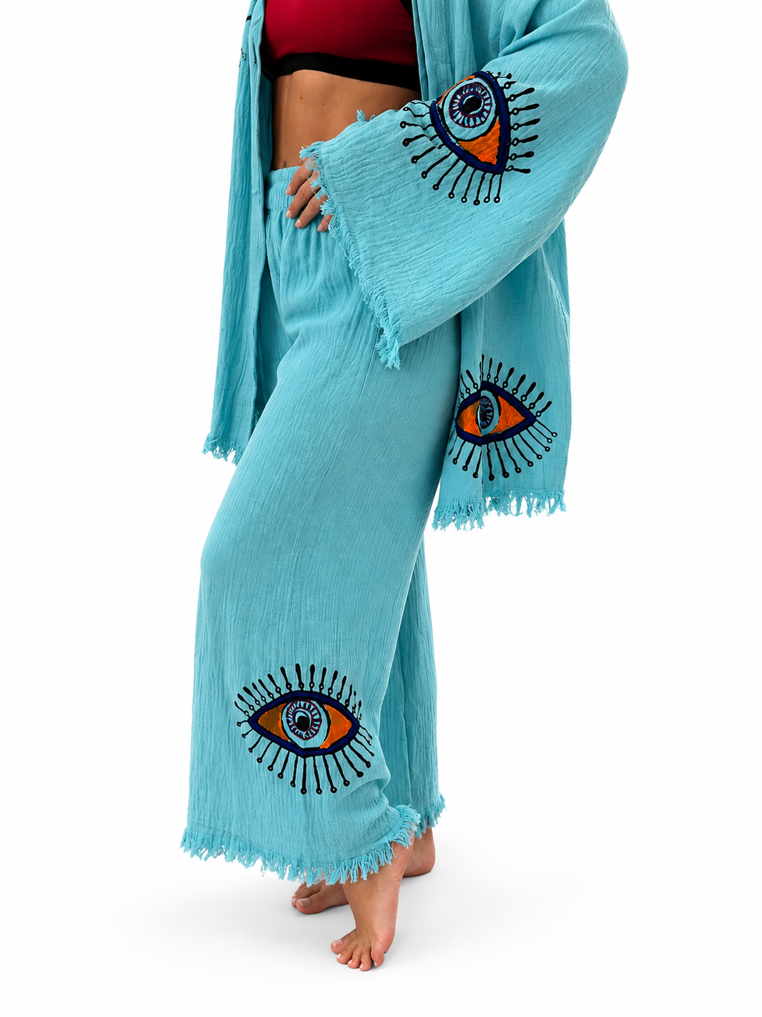 Turquoise Multi Eye "SET"