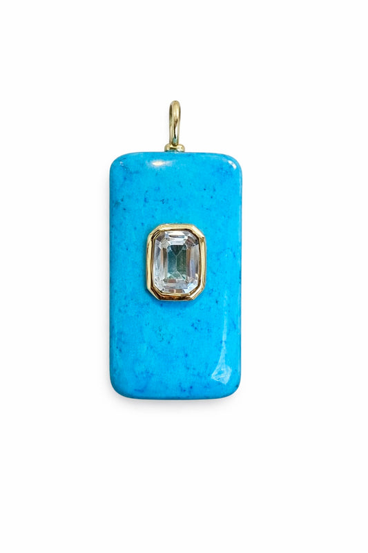 Turquoise Stone Slice