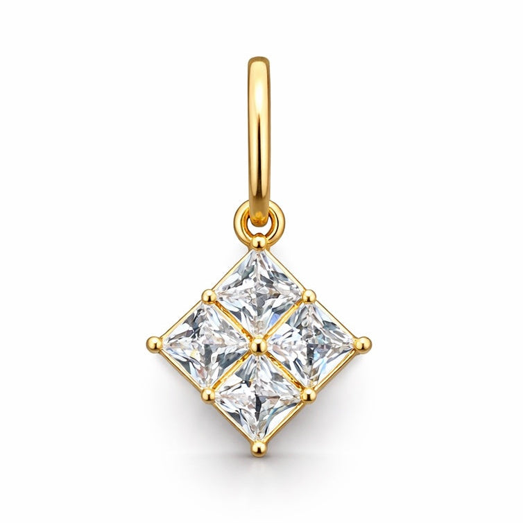 Crystal Square Drop