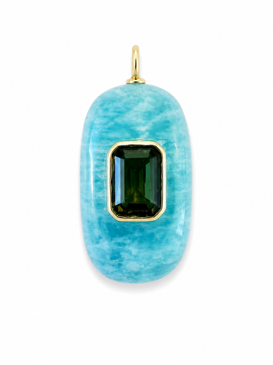 Amazonite Stone Slice