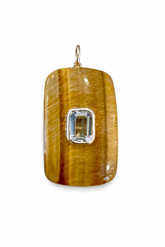 Tiger Eye Stone Slice