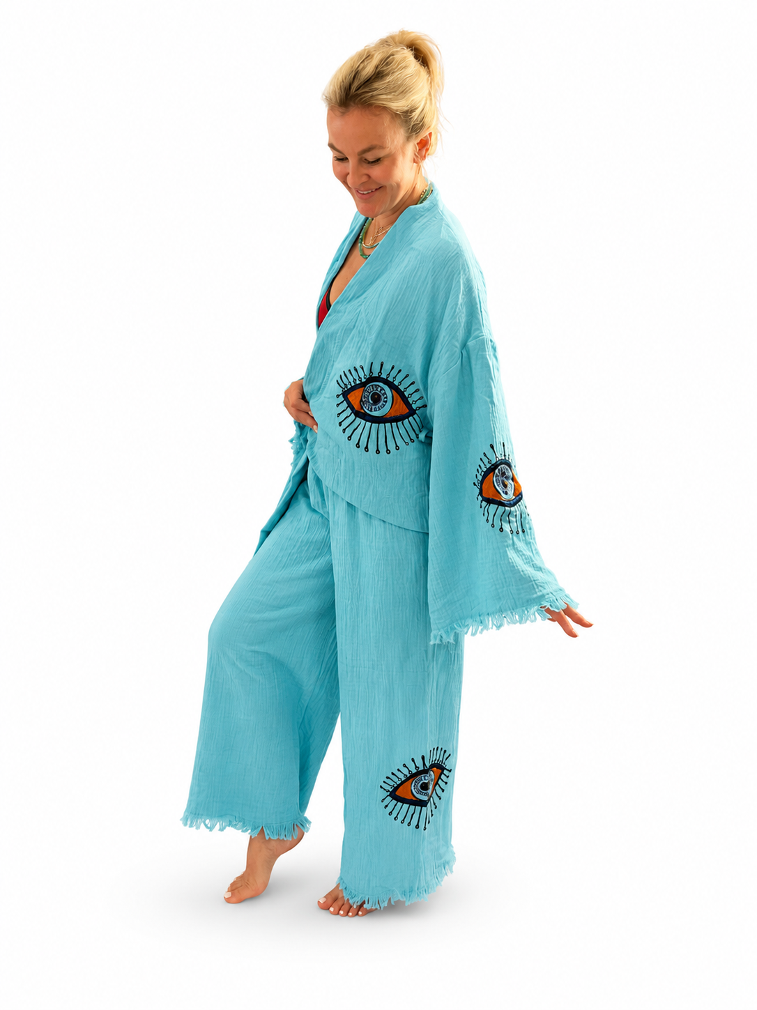 Turquoise Multi Eye "SET"