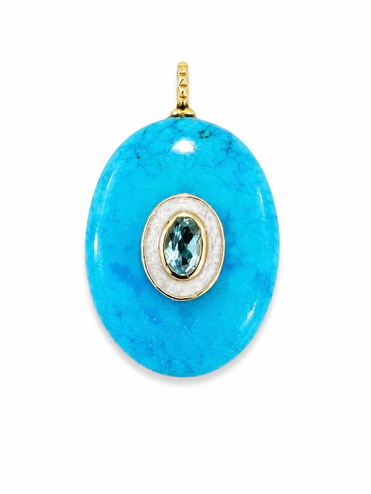 Turquoise Stone Slice