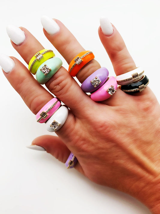 enamel rings