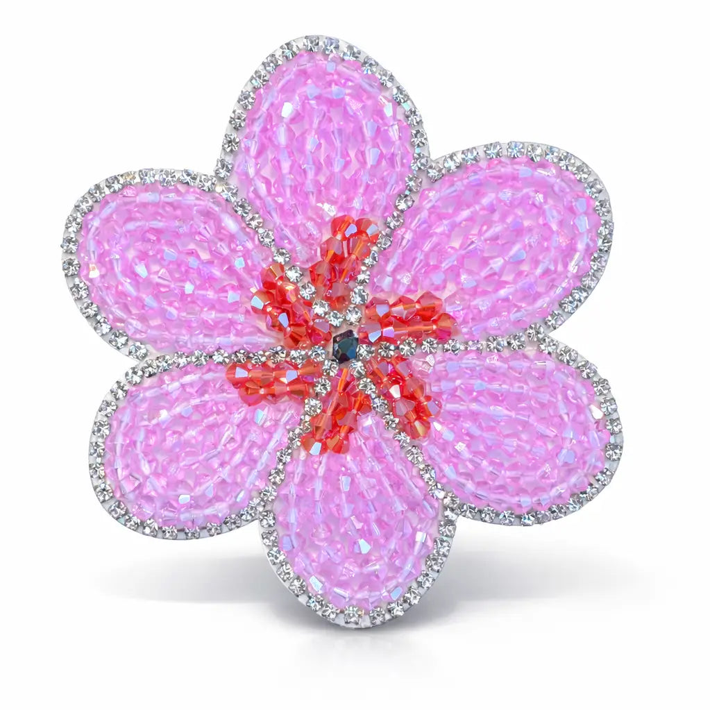 Pink Flower Brooch