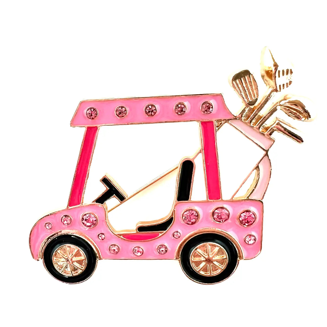 Golf Cart Brooch