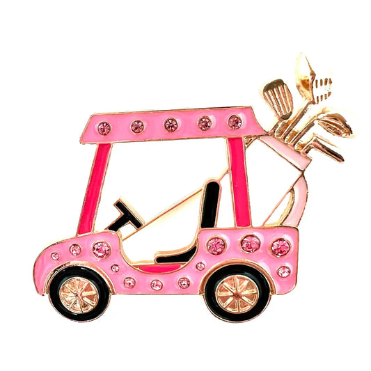 Golf Cart Brooch