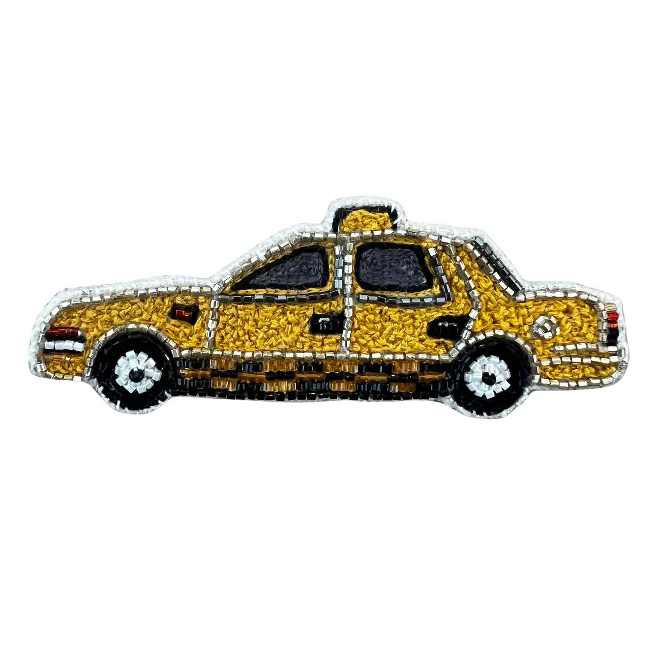Taxi Cab NYC Brooch