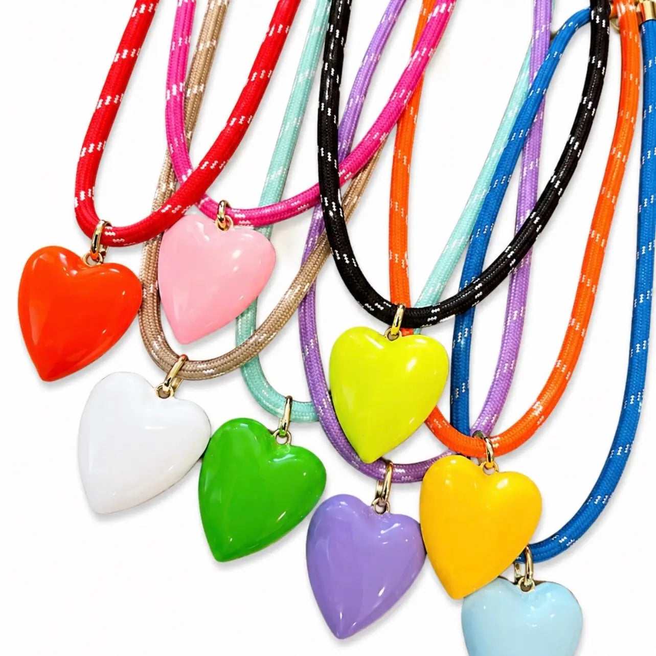 Puffy Enamel Heart
