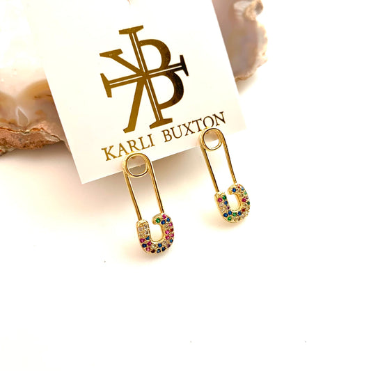 Rainbow Safety Pins
