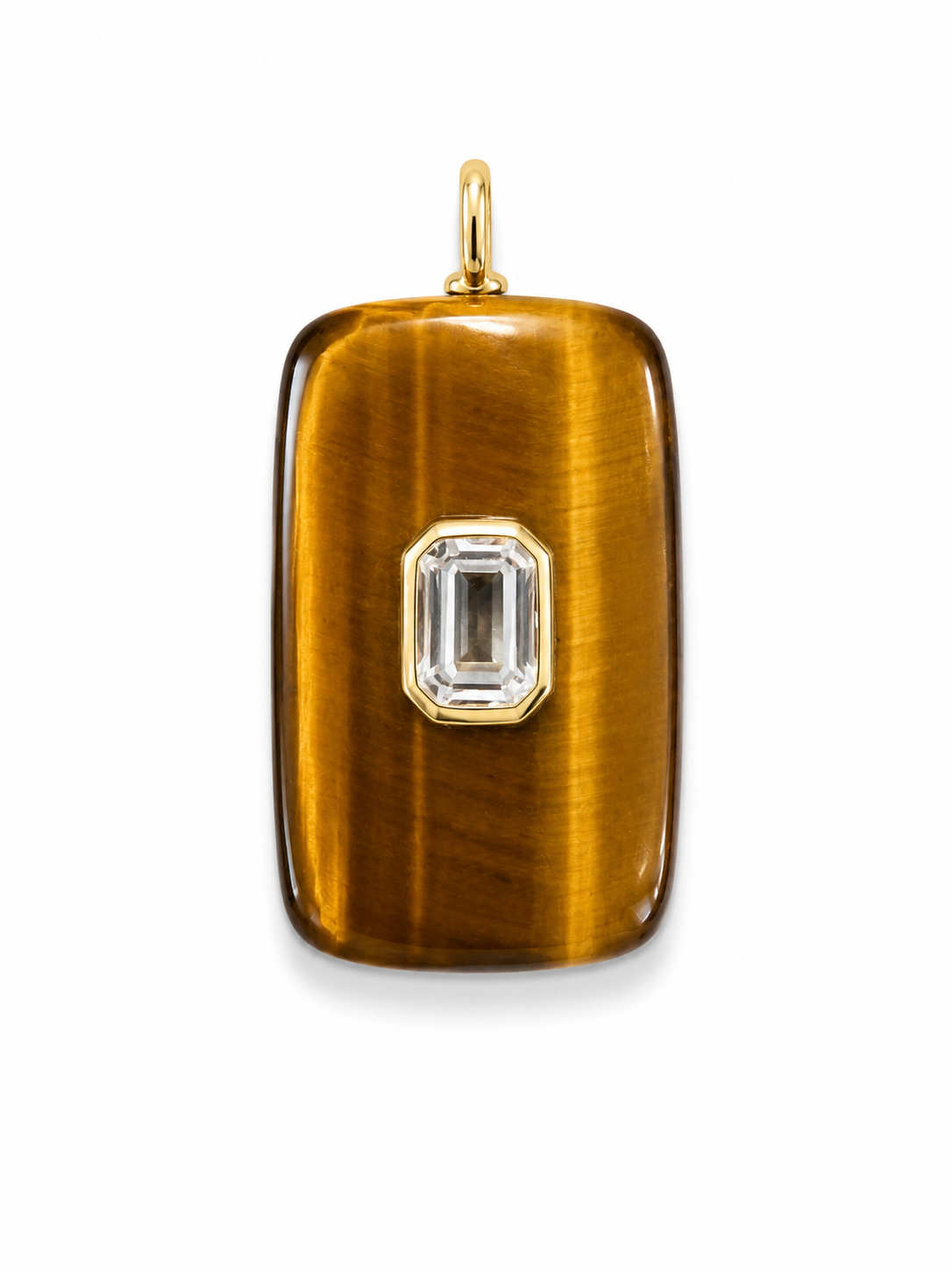 Tiger Eye Stone Slice
