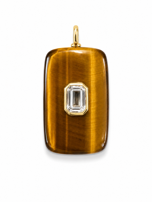 Tiger Eye Stone Slice