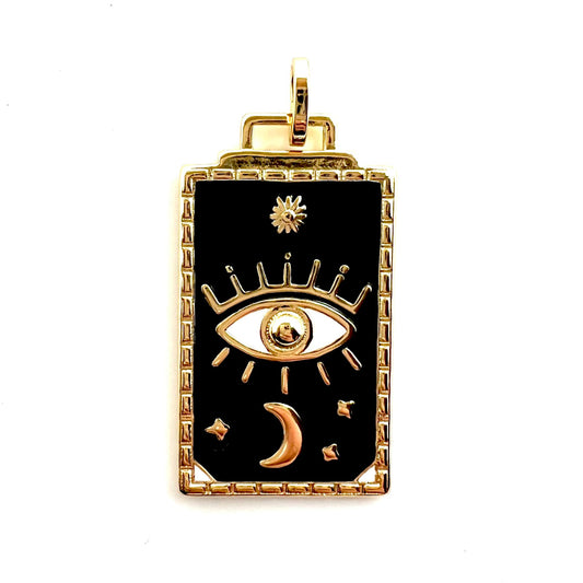Evil Eye Dog Tag