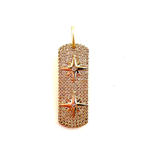 Double Star Dog Tag