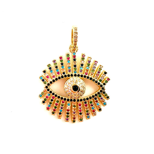 Rainbow Eyelash Eye