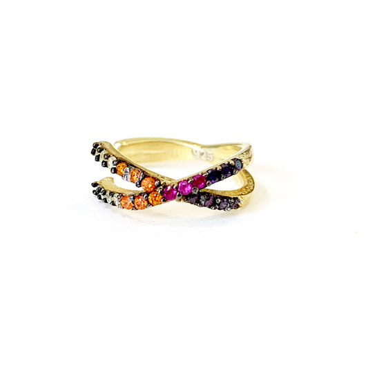 X rainbow cuff