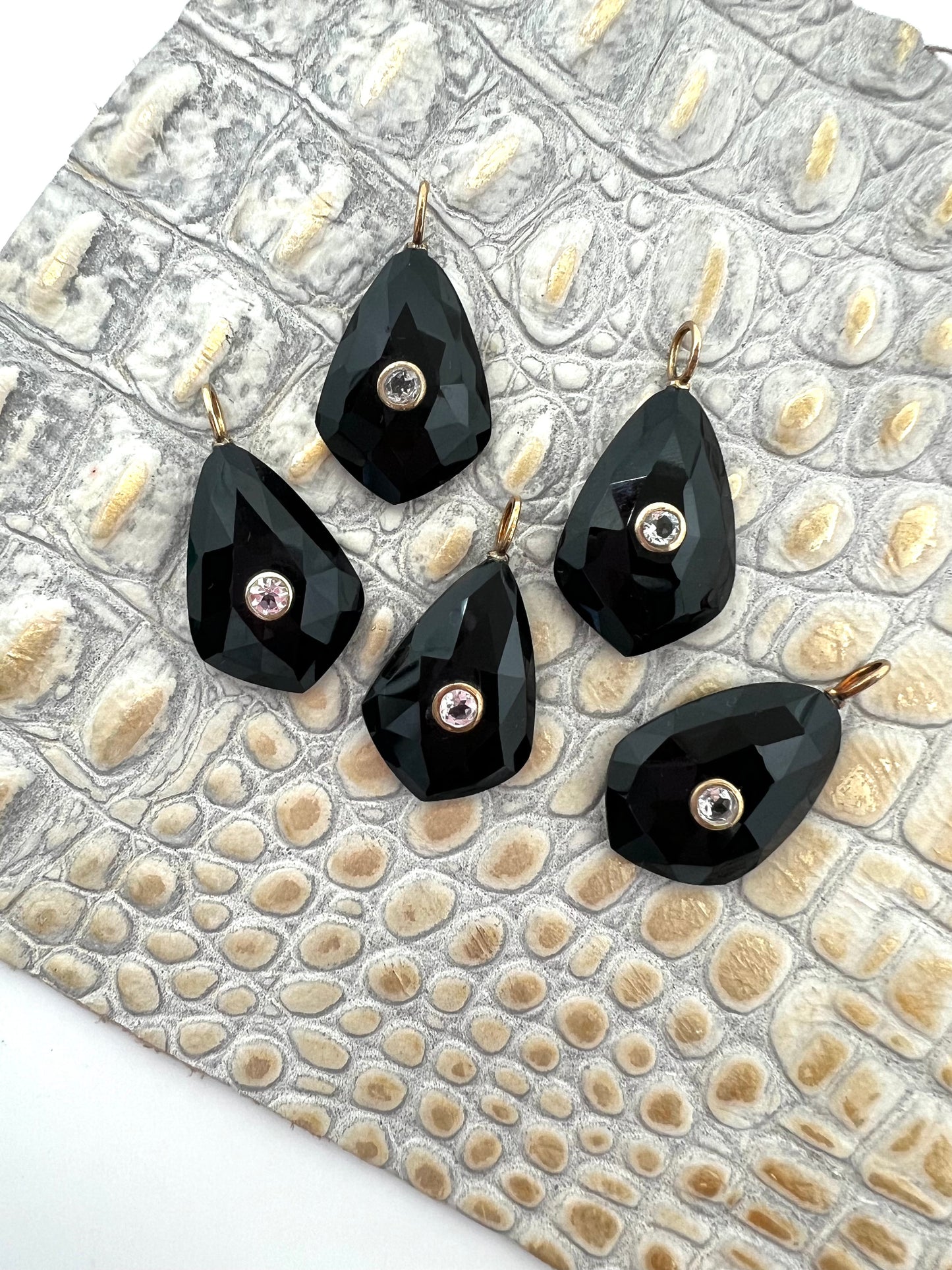 Black Onyx Stone Slice