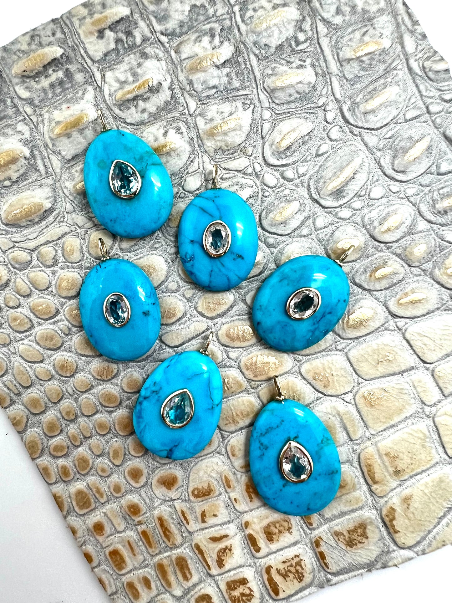 Turquoise Stone Slice