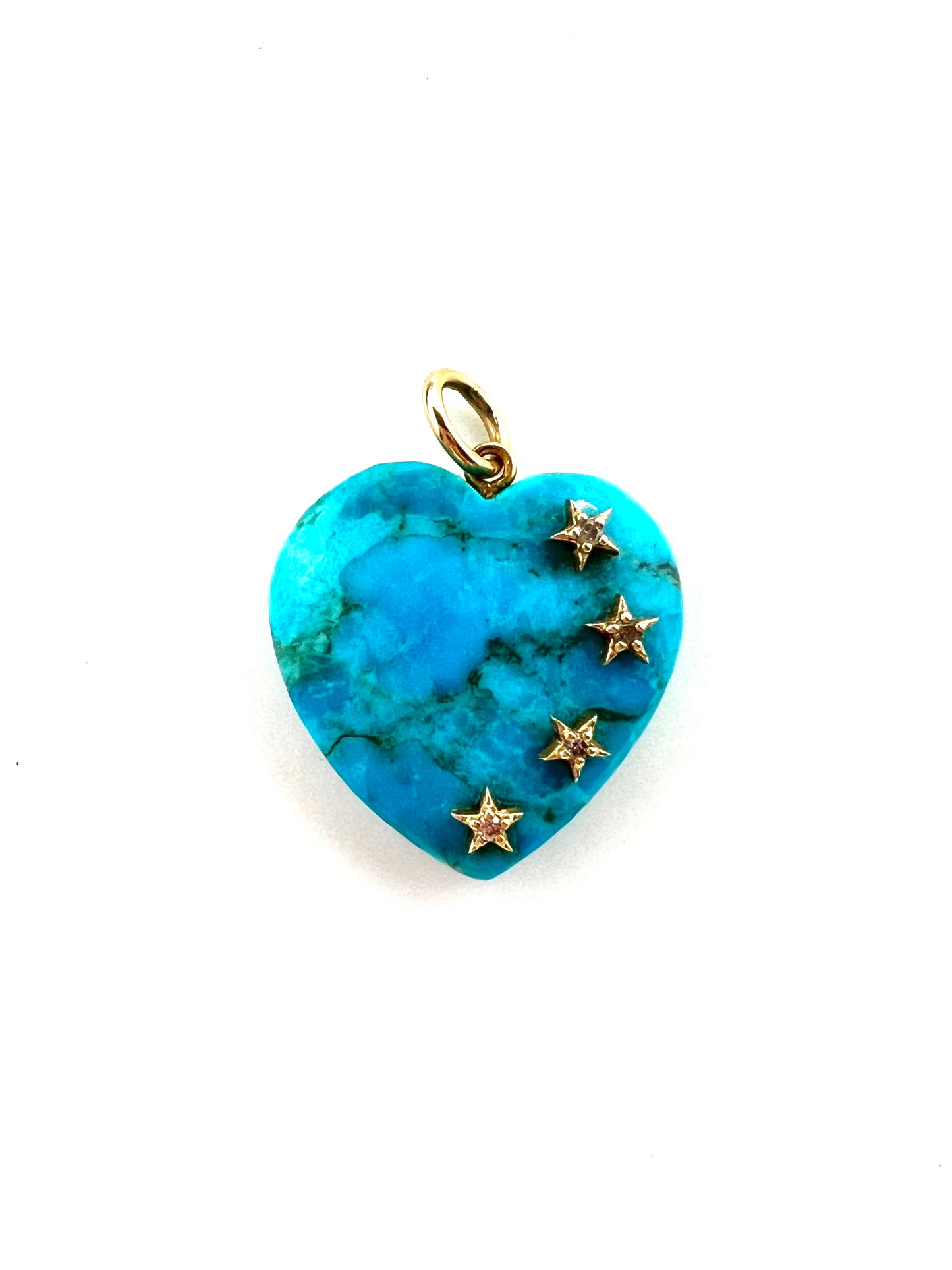 Diamond Turquoise Heart