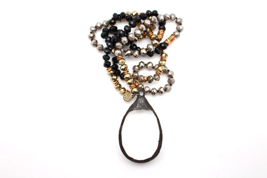 crystal teardrop