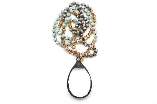 crystal teardrop