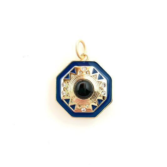 Navy Octagon