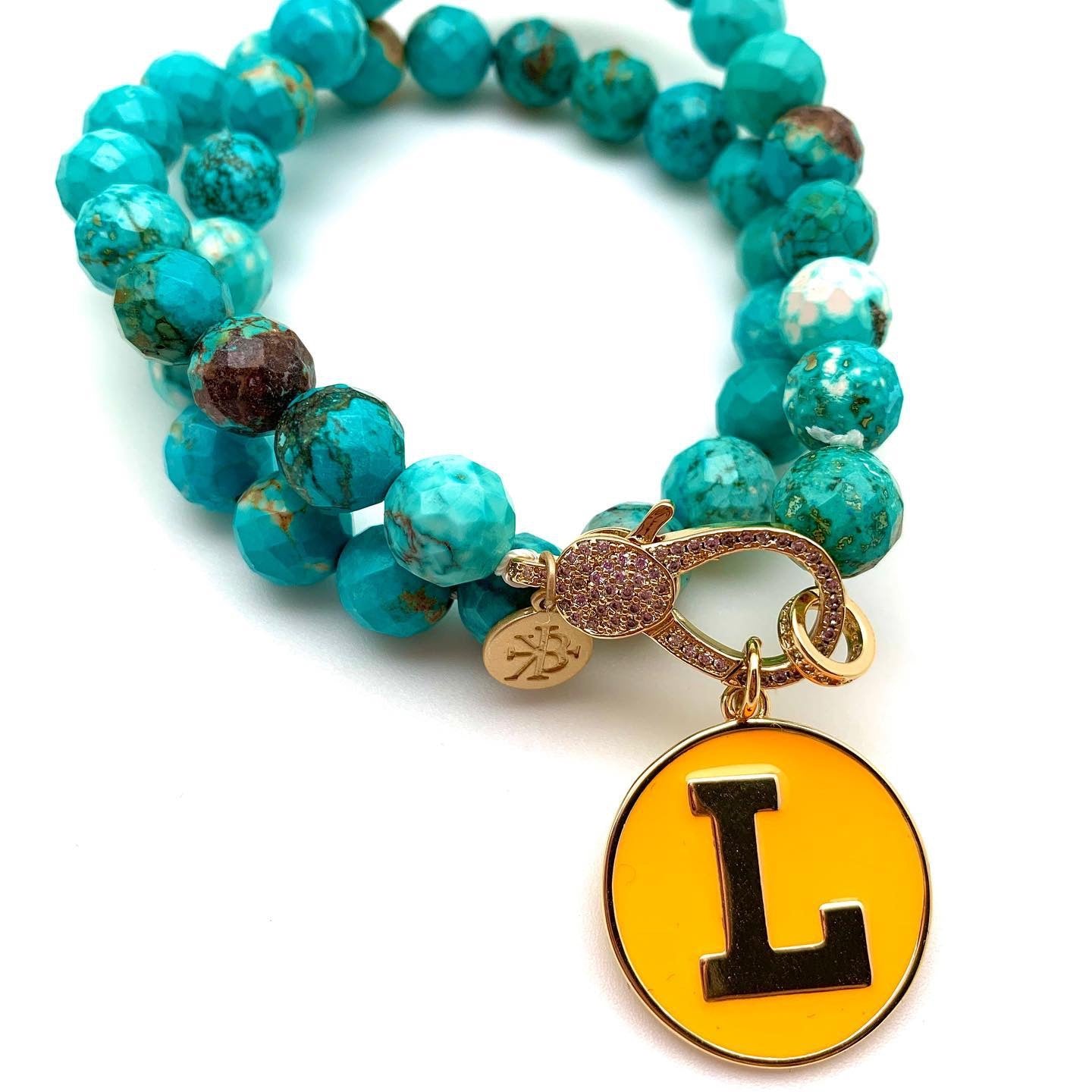 Mustard Enamel Letter